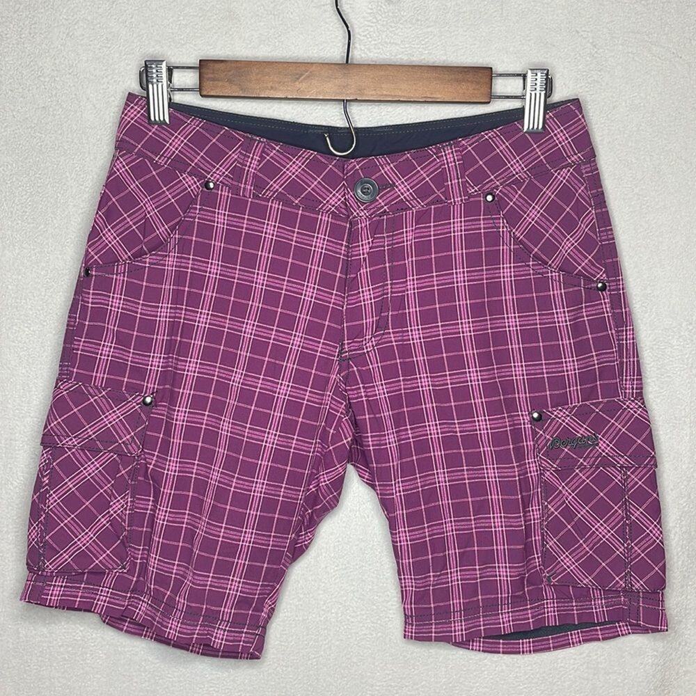 Bergans of Norway Purple Plaid Shorts Size XS